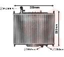 Radiator, racire motor VAN WEZEL 02002225</br>Piesa auto pentru Radiator racire apa/ ulei