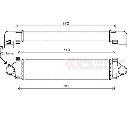 Intercooler, compresor VAN WEZEL 02004218