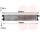 Radiator, racire motor VAN WEZEL 03002366</br>Piesa auto pentru Radiator racire apa/ ulei