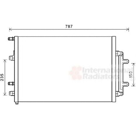 Radiator, racire motor VAN WEZEL 03002383 Radiator, racire motor VAN WEZEL 03002383