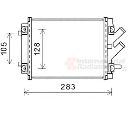Radiator, racire motor VAN WEZEL 03002384