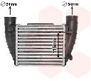 Intercooler, compresor VAN WEZEL 03004364