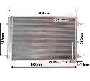 Condensator, climatizare VAN WEZEL 03005368</br>Piesa auto pentru Sistem de aer conditionat