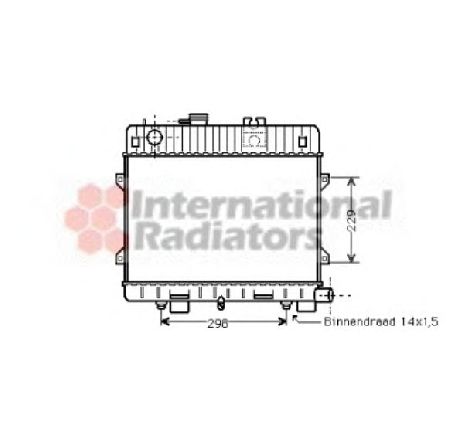 Radiator, racire motor VAN WEZEL 06002071 Radiator, racire motor VAN WEZEL 06002071