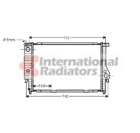 Radiator, racire motor VAN WEZEL 06002194 Radiator, racire motor VAN WEZEL 06002194