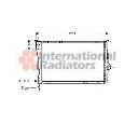 Radiator, racire motor VAN WEZEL 06002205