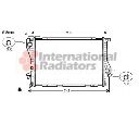 Radiator, racire motor VAN WEZEL 06002233