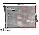 Radiator, racire motor VAN WEZEL 06002278