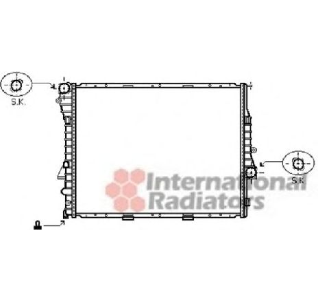 Radiator, racire motor VAN WEZEL 06002302 Radiator, racire motor VAN WEZEL 06002302