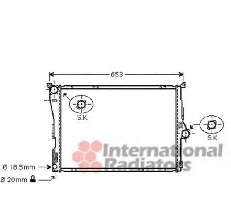 Radiator, racire motor VAN WEZEL 06002304</br>Piesa auto pentru Radiator racire apa/ ulei Radiator, racire motor VAN WEZEL 06002304</br>Piesa auto pentru Radiator racire apa/ ulei