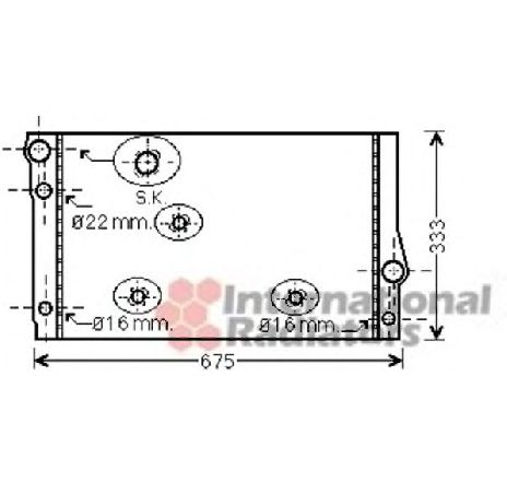 Radiator, racire motor VAN WEZEL 06002354 Radiator, racire motor VAN WEZEL 06002354