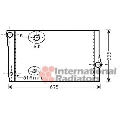 Radiator, racire motor VAN WEZEL 06002355 Radiator, racire motor VAN WEZEL 06002355