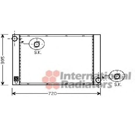Radiator, racire motor VAN WEZEL 06002357 Radiator, racire motor VAN WEZEL 06002357