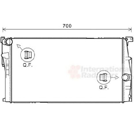 Radiator, racire motor VAN WEZEL 06002446</br>Piesa auto pentru Radiator racire apa/ ulei Radiator, racire motor VAN WEZEL 06002446</br>Piesa auto pentru Radiator racire apa/ ulei
