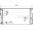 Radiator, racire motor VAN WEZEL 06002448