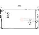 Radiator, racire motor VAN WEZEL 06002455