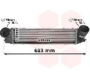 Intercooler, compresor VAN WEZEL 06004473