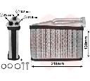 Schimbator caldura, incalzire habitaclu VAN WEZEL 06006541</br>Piesa auto pentru Radiator racire apa/ ulei