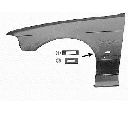 Aripa VAN WEZEL 0640656</br>Piesa auto pentru Fata vehicul