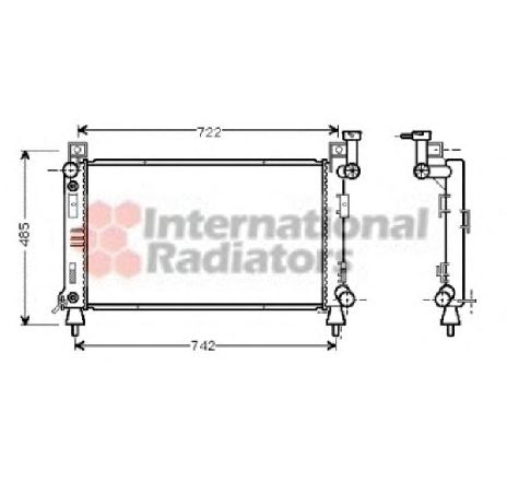 Radiator, racire motor VAN WEZEL 07002030</br>Piesa auto pentru Radiator racire apa/ ulei Radiator, racire motor VAN WEZEL 07002030</br>Piesa auto pentru Radiator racire apa/ ulei