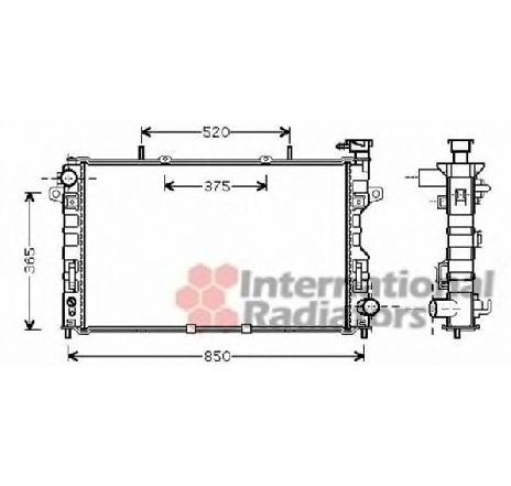 Radiator, racire motor VAN WEZEL 07002107</br>Piesa auto pentru Radiator racire apa/ ulei Radiator, racire motor VAN WEZEL 07002107</br>Piesa auto pentru Radiator racire apa/ ulei