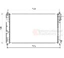 Radiator, racire motor VAN WEZEL 07002121
