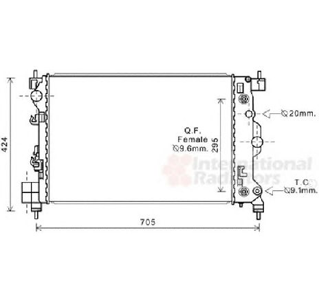 Radiator, racire motor VAN WEZEL 08002044</br>Piesa auto pentru Radiator racire apa/ ulei Radiator, racire motor VAN WEZEL 08002044</br>Piesa auto pentru Radiator racire apa/ ulei