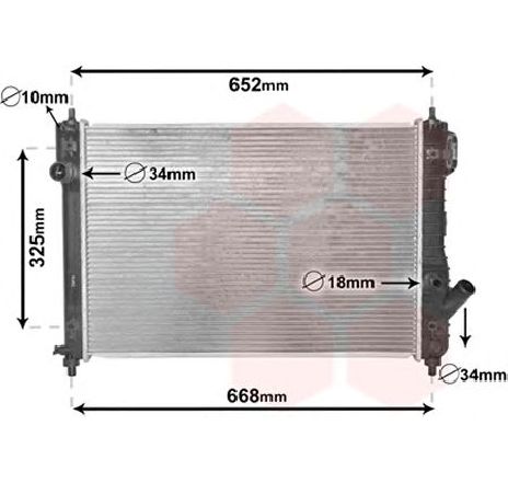 Radiator, racire motor VAN WEZEL 08002049</br>Piesa auto pentru Radiator racire apa/ ulei Radiator, racire motor VAN WEZEL 08002049</br>Piesa auto pentru Radiator racire apa/ ulei