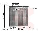 Radiator, racire motor VAN WEZEL 09002188</br>Piesa auto pentru Radiator racire apa/ ulei