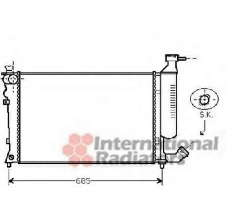 Radiator, racire motor VAN WEZEL 09002259</br>Piesa auto pentru Radiator racire apa/ ulei Radiator, racire motor VAN WEZEL 09002259</br>Piesa auto pentru Radiator racire apa/ ulei