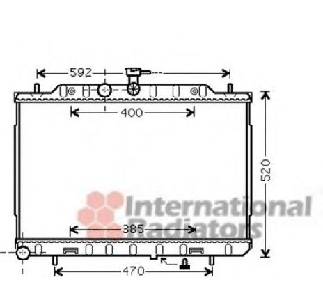 Radiator, racire motor VAN WEZEL 13002293 Radiator, racire motor VAN WEZEL 13002293