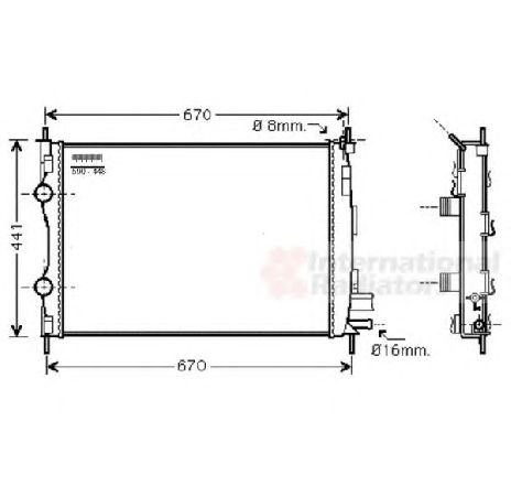 Radiator, racire motor VAN WEZEL 13002361</br>Piesa auto pentru Radiator racire apa/ ulei Radiator, racire motor VAN WEZEL 13002361</br>Piesa auto pentru Radiator racire apa/ ulei