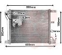 Condensator, climatizare VAN WEZEL 13005401</br>Piesa auto pentru Sistem de aer conditionat