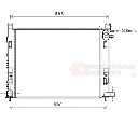 Radiator, racire motor VAN WEZEL 15002007