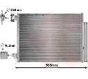 Condensator, climatizare VAN WEZEL 15005011