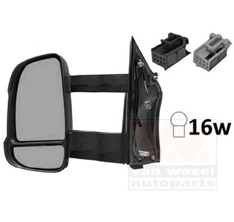 Oglinda exterioara VAN WEZEL 1651823</br>Piesa auto pentru Semnalizare / elemente Oglinda exterioara VAN WEZEL 1651823</br>Piesa auto pentru Semnalizare / elemente