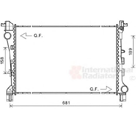 Radiator, racire motor VAN WEZEL 17002420</br>Piesa auto pentru Radiator racire apa/ ulei Radiator, racire motor VAN WEZEL 17002420</br>Piesa auto pentru Radiator racire apa/ ulei