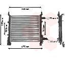 Radiator, racire motor VAN WEZEL 18002260