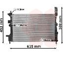 Radiator, racire motor VAN WEZEL 18002578
