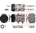 Compresor, climatizare VAN WEZEL 1800K322</br>Piesa auto pentru Sistem de aer conditionat