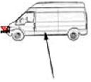 Panou lateral VAN WEZEL 1898119</br>Piesa auto pentru Fata vehicul