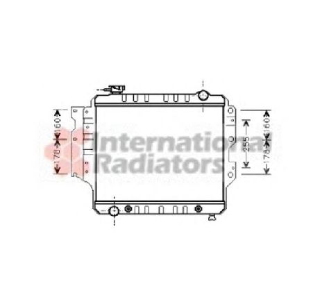 Radiator, racire motor VAN WEZEL 21002023 Radiator, racire motor VAN WEZEL 21002023
