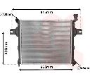 Radiator, racire motor VAN WEZEL 21002058