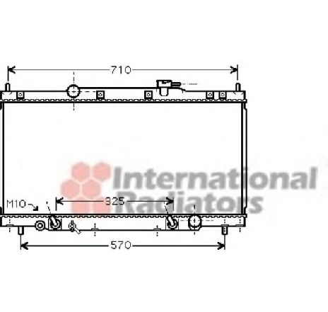 Radiator, racire motor VAN WEZEL 25002212 Radiator, racire motor VAN WEZEL 25002212