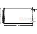 Condensator, climatizare VAN WEZEL 25005222</br>Piesa auto pentru Sistem de aer conditionat