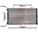 Radiator, racire motor VAN WEZEL 26002021