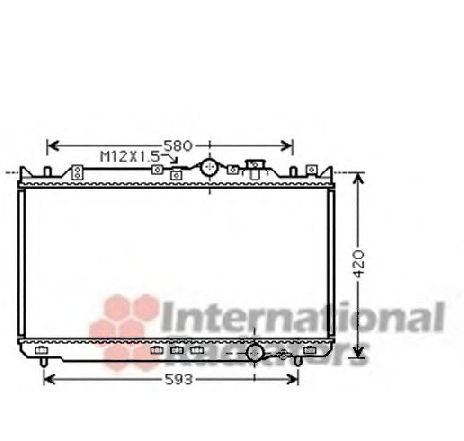 Radiator, racire motor VAN WEZEL 27002201</br>Piesa auto pentru Radiator racire apa/ ulei Radiator, racire motor VAN WEZEL 27002201</br>Piesa auto pentru Radiator racire apa/ ulei