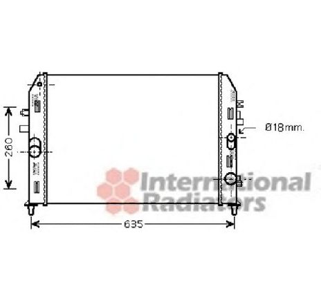 Radiator, racire motor VAN WEZEL 27002205 Radiator, racire motor VAN WEZEL 27002205
