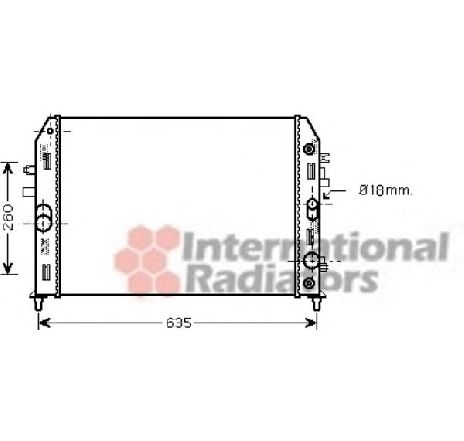Radiator, racire motor VAN WEZEL 27002206 Radiator, racire motor VAN WEZEL 27002206