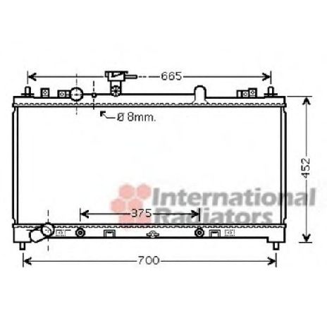 Radiator, racire motor VAN WEZEL 27002220 Radiator, racire motor VAN WEZEL 27002220